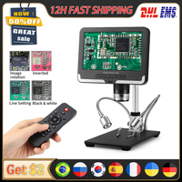 Andonstar - Digital Soldering Microscope AD206, 1080P, Phone Watch Repair, SMD / SMT, Black and White