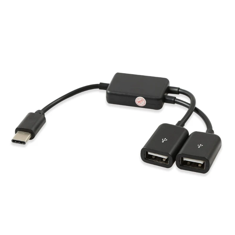 Dropship USB to Dual USB Female Adapter USB Y Splitter Cable USB Split Adapter Support XP / 7 / 8 / MACOS System