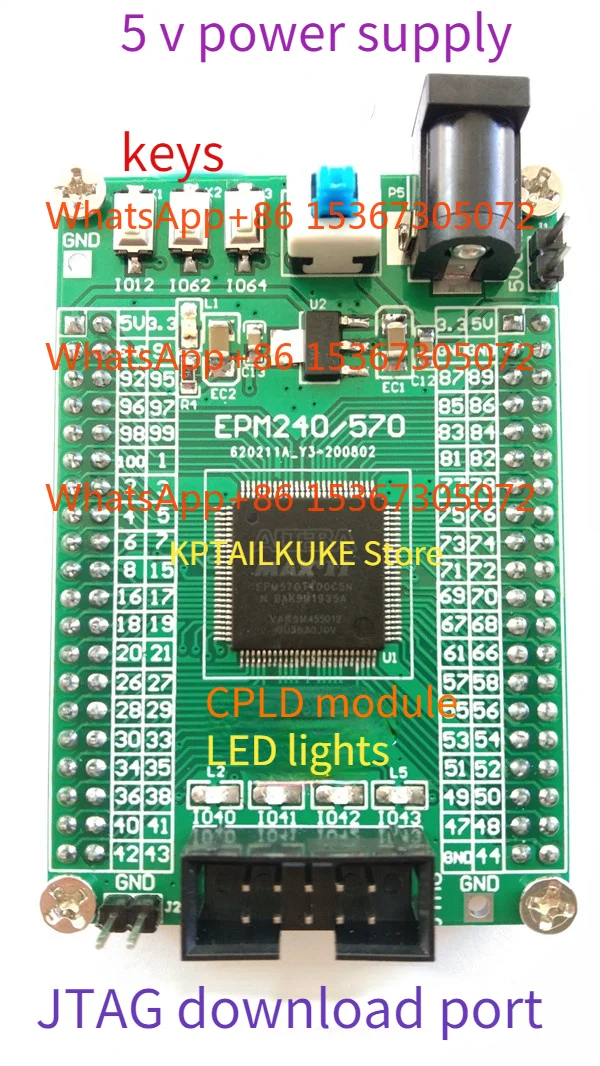 

Основная плата CPLD EPM570T100 EPM570T100 EPM240T100 Минимальный модуль системной платы