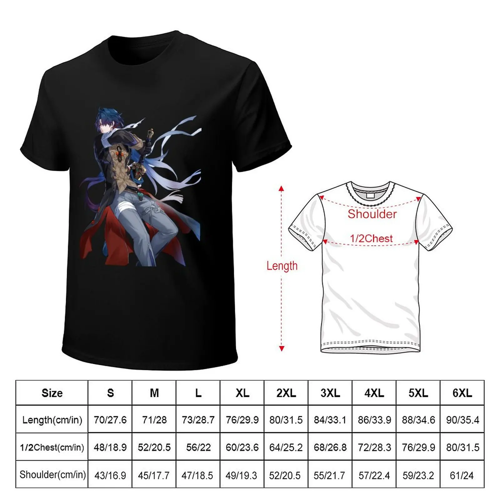 Blade Honkai Star Rail T-Shirt Casual Street Style Short Sleeve Tee