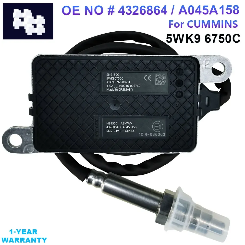 5WK96750C 4326864 A2C95992900 2872943 1710806 Original New Nitrogen Oxide Sensor Nox Sensor For Cummins 24V Truck