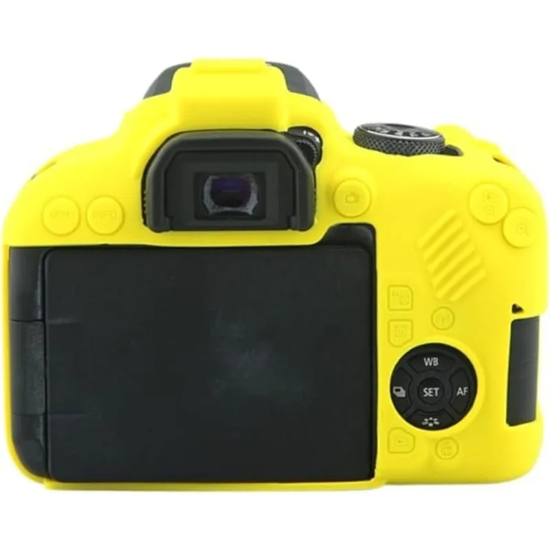 

Accessories Silicone Case Camera Bag for Canon 800D Large Single Silicone Protective Sleeve + Tempered Glass LCD Protective Film