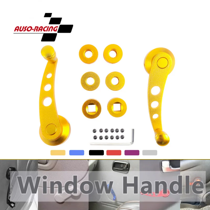 

Amazon Cross-Border Auto Parts Modified Pieces Car Window Crank Handle Modified Car Window Crank Handle Lifter Hand Crank