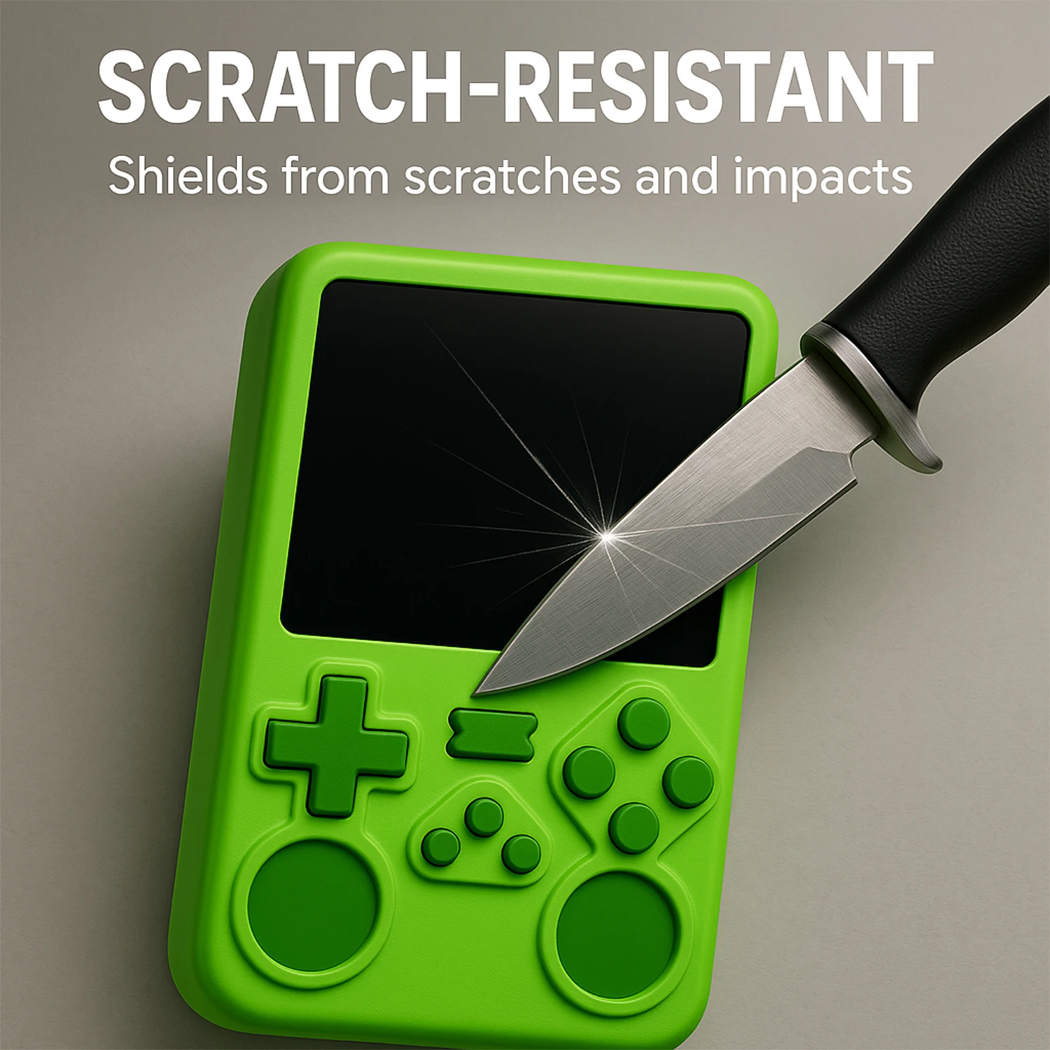 Coque en silicone pour Console de jeu R36S, protection d'écran anti-rayures, housse de protection antichoc avec lanière pour accessoires R36S