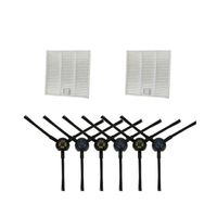 Robot Vacuum Cleaner HEPA Filter Side Brush for ILIFE V9e Robotic Vacuum Cleaner Spare Parts Accessories Replacement