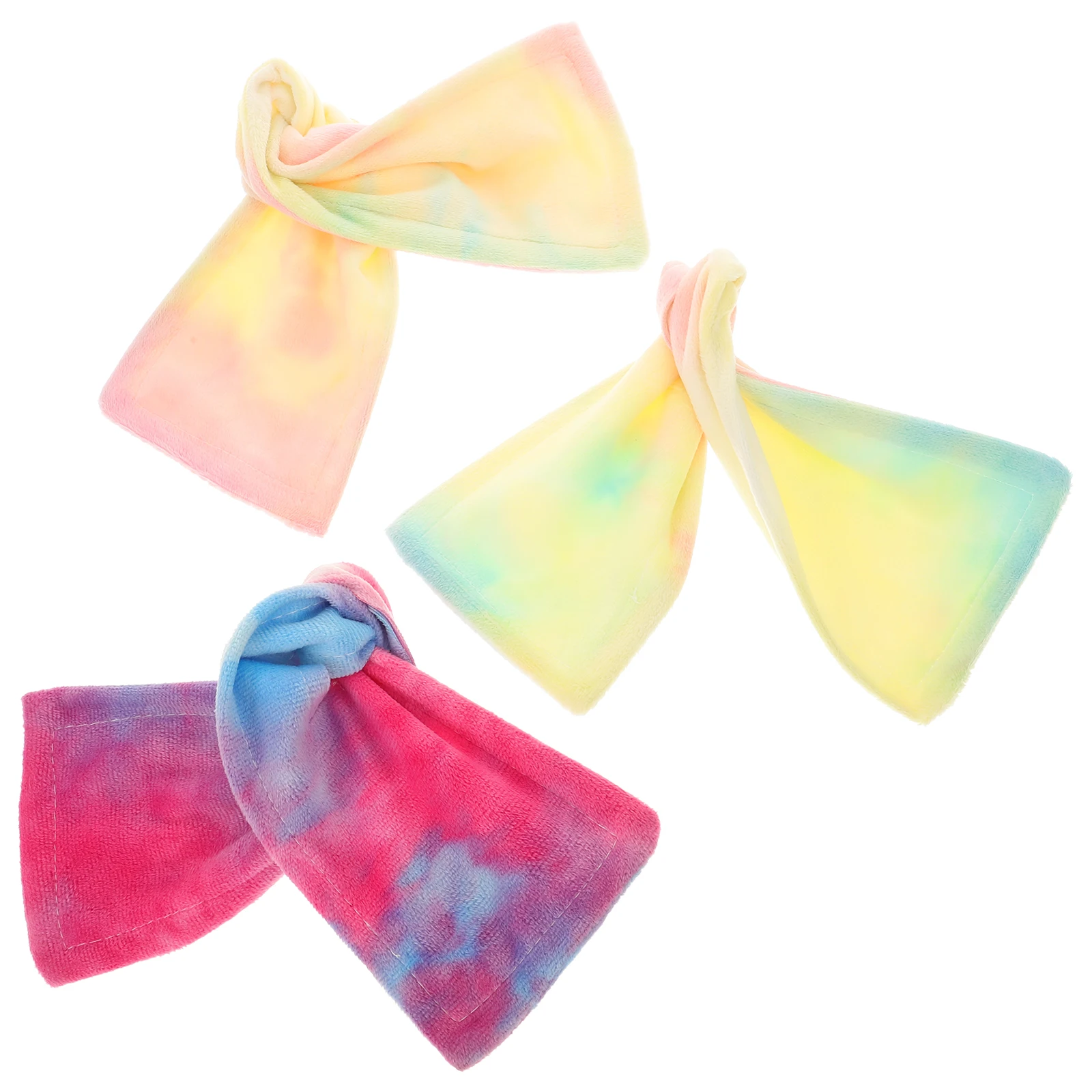 

3pcs Hair Bun Maker Iron Wire Hairb s Twist Bowknot Headb s Fabric Printing R om Color Hair Accessories Hairstyling Tool