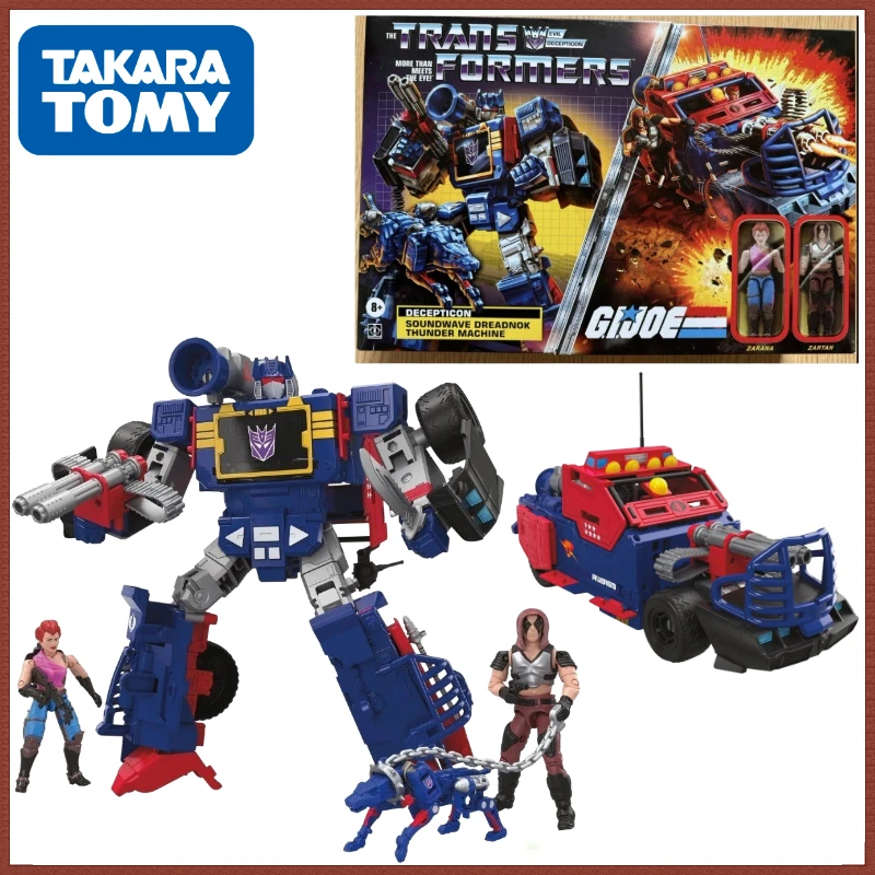 

In Stock Takara Tomy Transformers G Series Crossover Sonic Suicide Squad Thunder Tank & Zatan & Zatanna Figure Robot Model Gifts