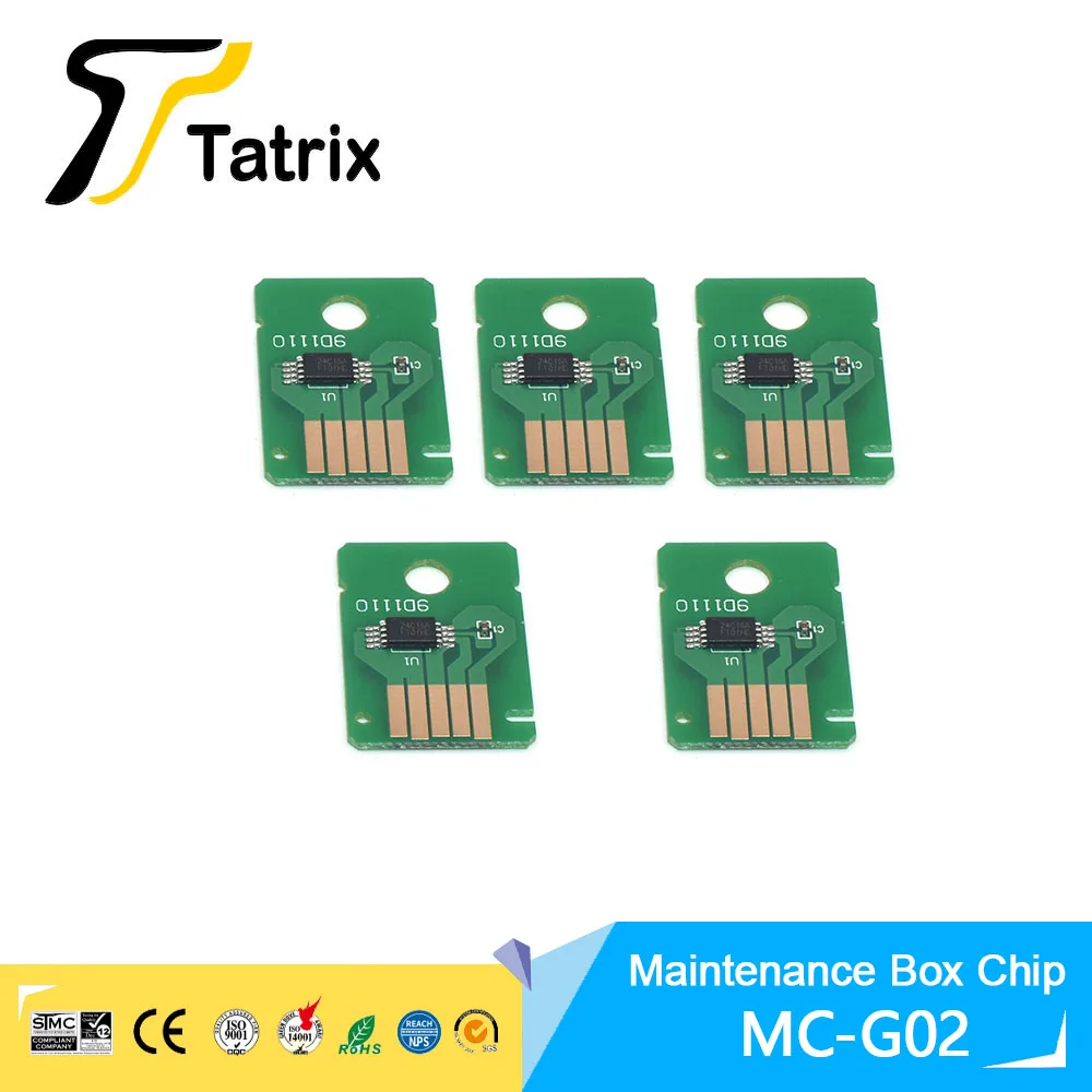 MC-G02 Maintenance Box CHIP For Canon PIXMA G1220 G2260 G3260 G2160 G3160 G510 G610 G550 G650 G1920 G1922 G2920 GX6010 Printer