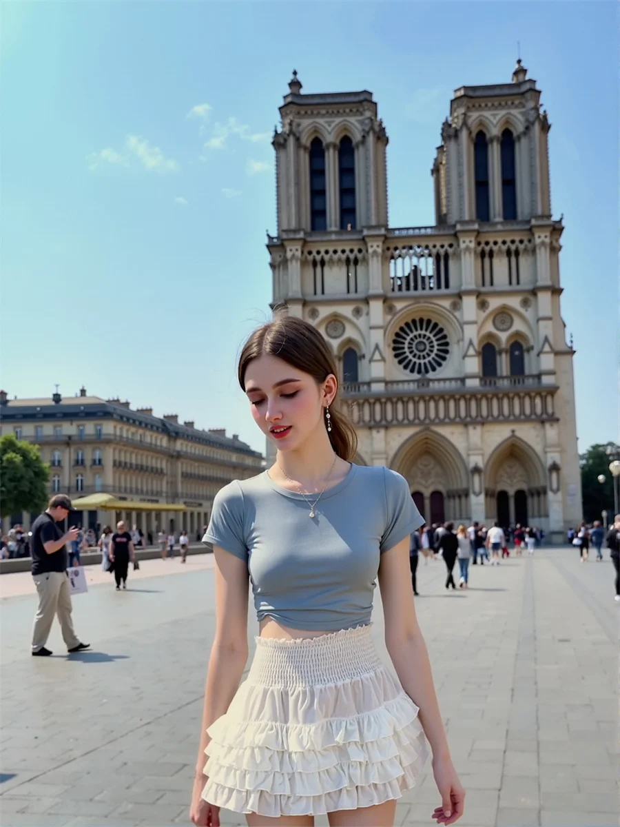 

Shirring Cake Y2K Mini Skirts Womens Satin Layered Tulle Ruffled Waist Spring Light Patchwork Unique Chic Feminina Sweet