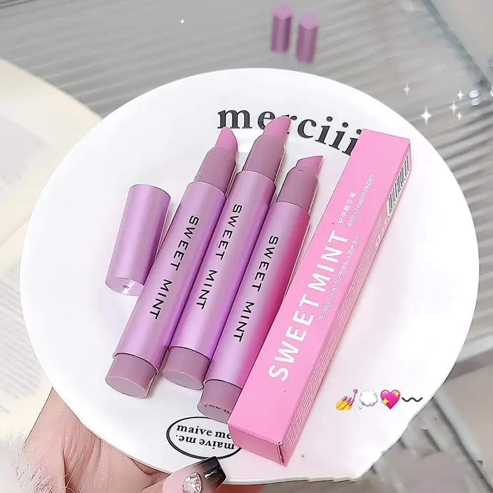 Pluma de aceite para cutícula de uñas, esencia 3 en 1, hidrata las uñas colgantes, daño seco, eliminador de cutículas de uñas, cuidado de uñas, pluma de aceite para manicura