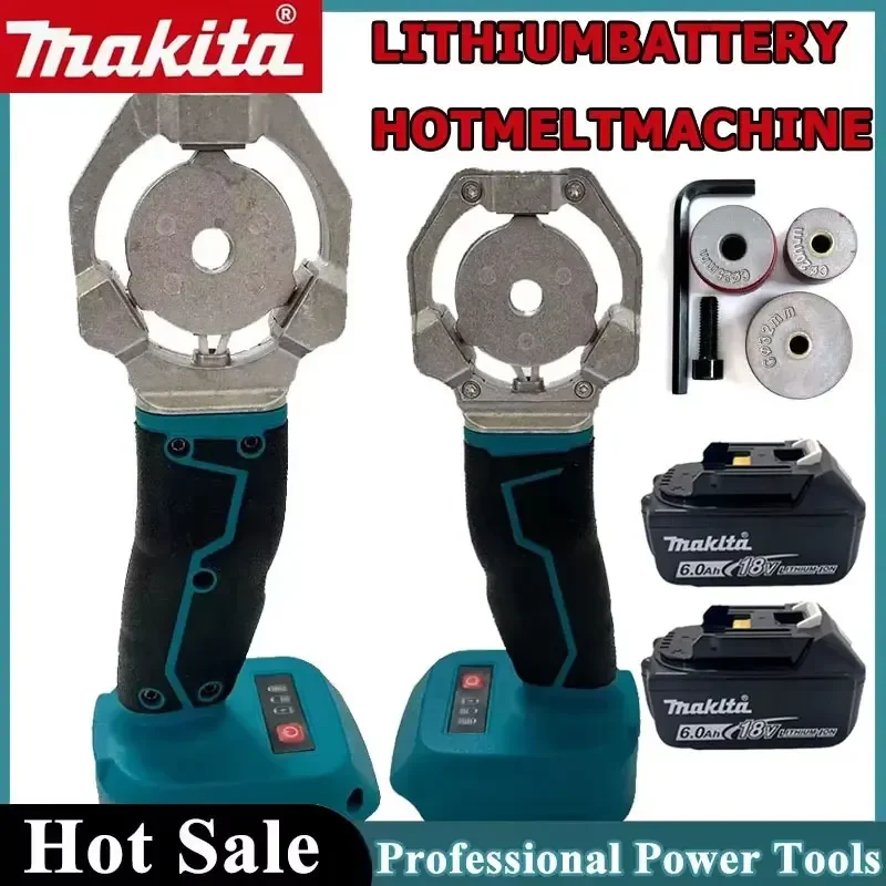 

Аппарат для сварки труб Makita, инструмент для пайки пластиковых труб, нагревательный инструмент для термоплавления труб PPR/PB/PR, работающий от аккумулятора 18В.