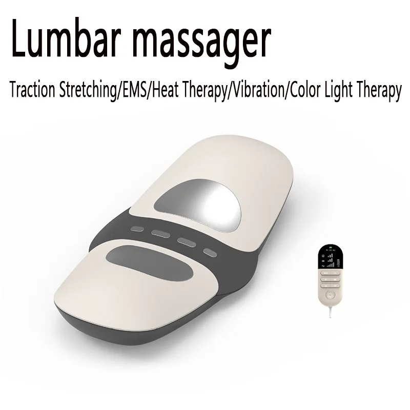 

Electric Lumbar Traction Massager Adjustable Vibration Waist Massager with Heat Function for Muscle Rela chiropractic YBAMQ003
