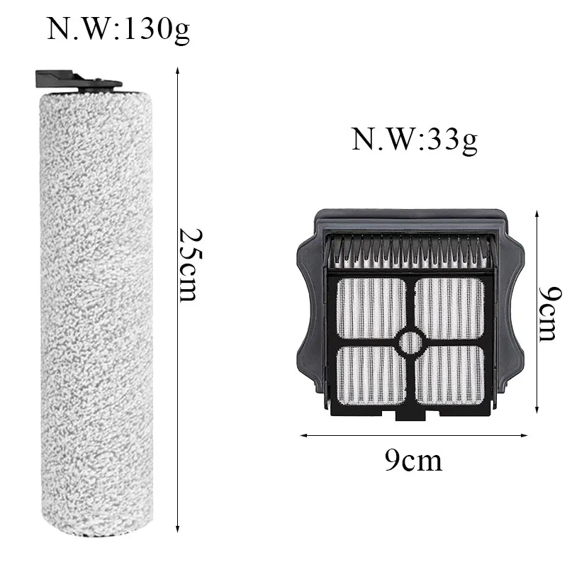 Hauptrollenbürste HEPA-Filter-Kits für Tineco IFloor 3 / Floor One S3 kabelloser Nass-Trocken-Bodenwischer, waschbares Handstaubsauger-Zubehör – Detail 2
