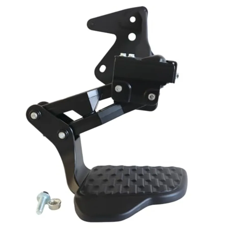 

Rear Bed Step for Dodge Ram 1500 20242026,aluminum, black, retractable bumper step with corrosion-resistant finish