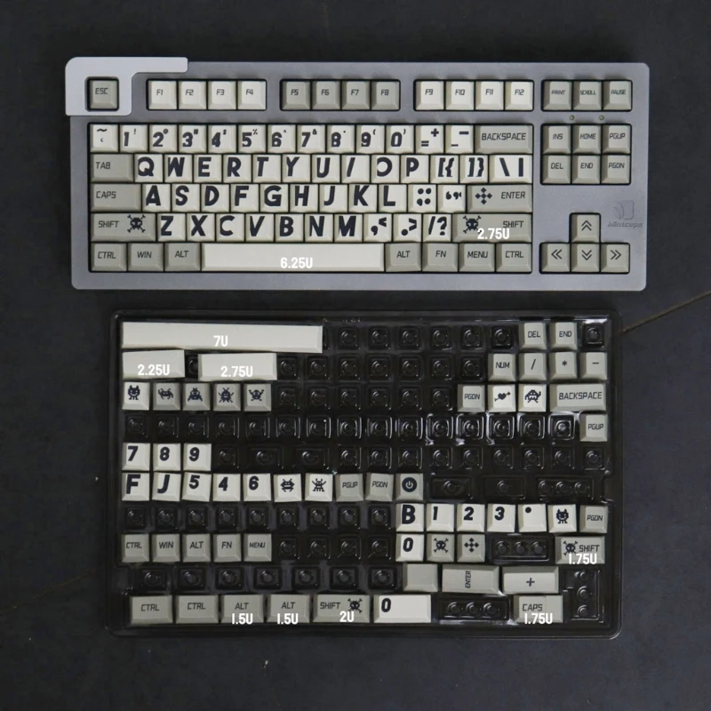 Akcesoria do klawiatury i myszy Retro Programmer Keycaps dla graczy i programistów