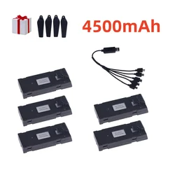 Rechargeable 3.7V 4500mAh Li-ion Battery For RC Drone E88 E88PRO E525 E99 P1 P3 P10 A13 RC Quadcopter Parts Battery