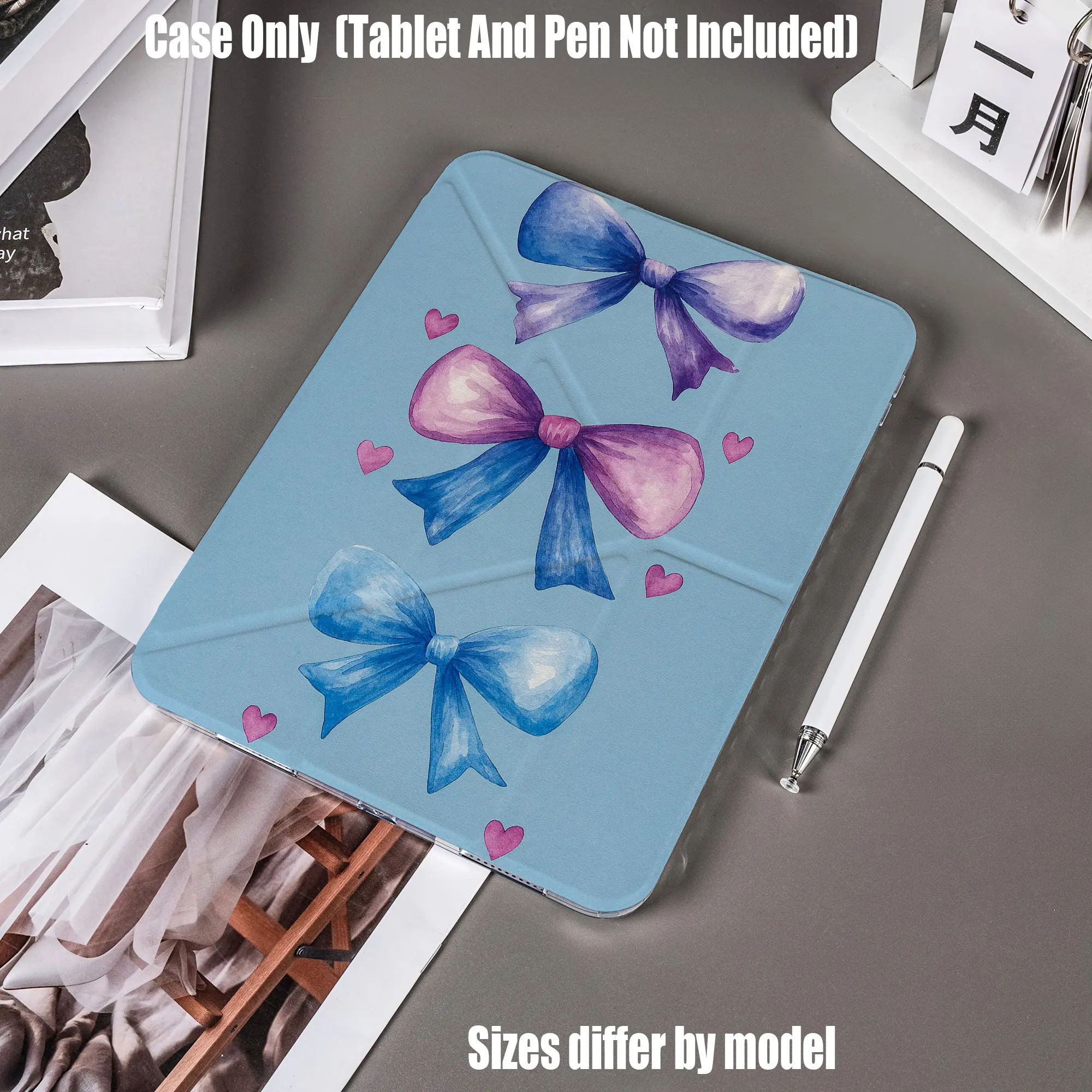Slim Fit Premium TPU Tablet Cover, Shockproof Durable Lightweight Protective Case for iPad Samsung Huawei Honor Redmi Xiaomi