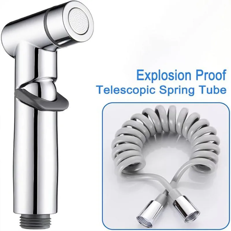 

Handheld Bidet Sprayer Toilet Bidet Toilet Sprayer Set Spray Water Bathroom Shower Toilet sprinkle gun Angle Valve Accessories