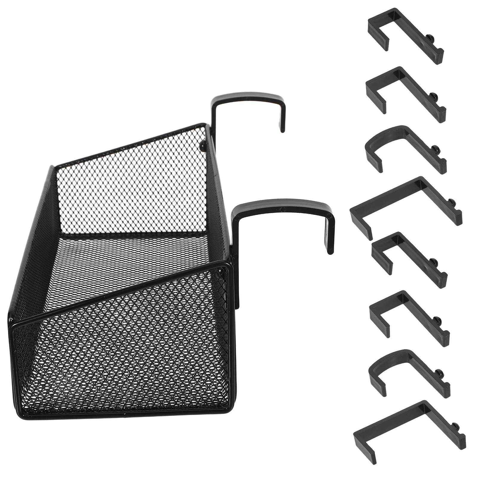 

Hanging Storage Basket Bedside Metal Wire Organizer Phone Stand Baskets Dormitory Bedroom Office Spacesaving Durability