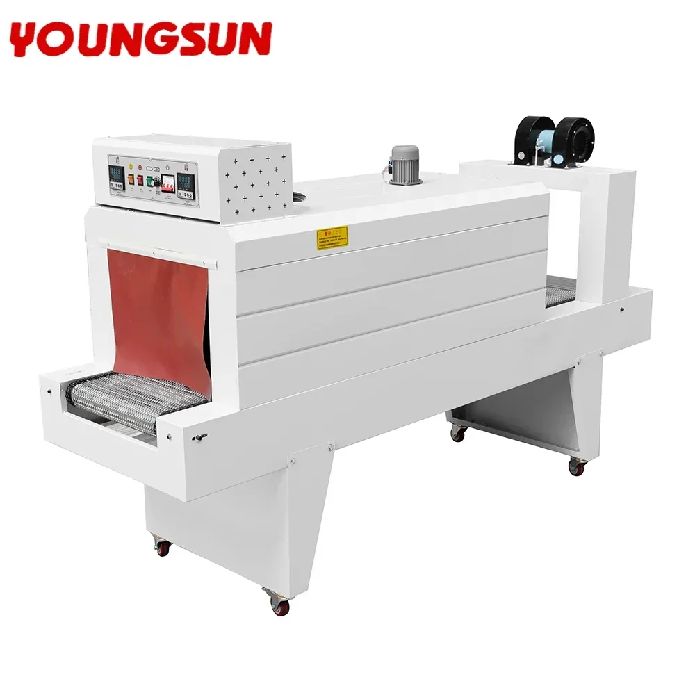 YOUNGSUN Industrial BS-6040 Automatic PE Heat Seal Shrink Wrap Tunnel Packaging Shrink Packaging Wrapping Machine
