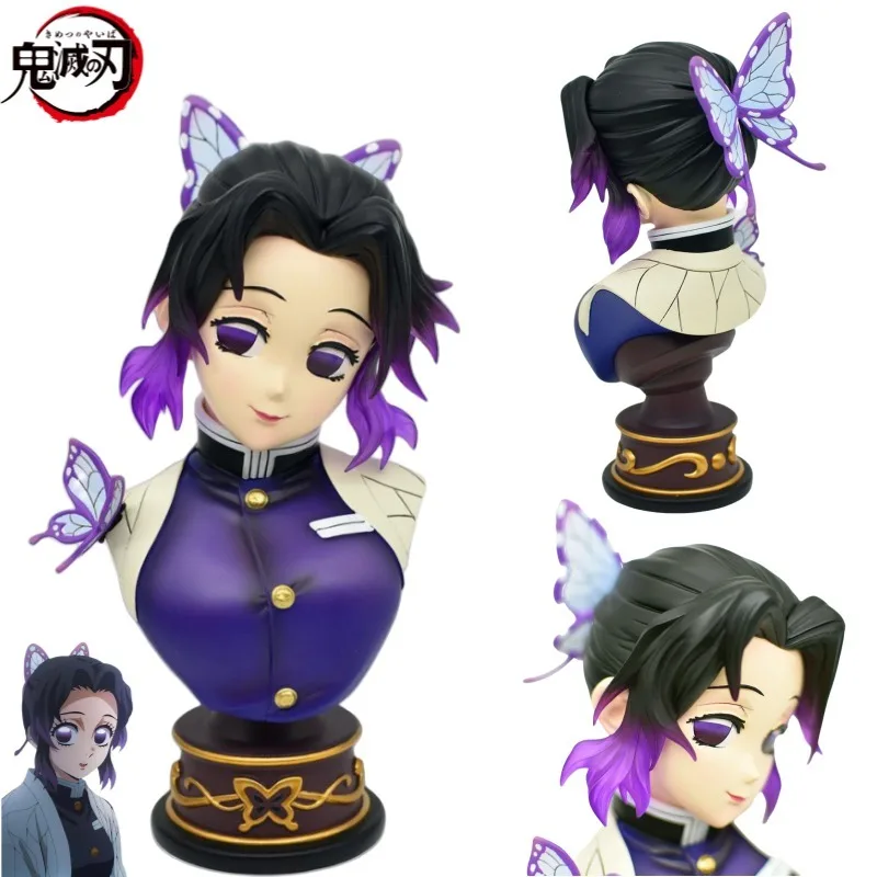 

Demon Slayer Kochou Shinobu 2D Anime Peripherals Creative Personality Cartoon Desktop Decoration Model Ornament Holiday Gift