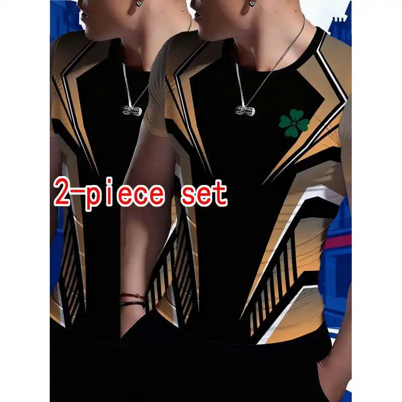 Mens Compression Base Layer Short Sleeve T Shirt 2 Pack Quick Dry Moisture Wicking High Stretch Fitness Tops for Basketball Trai