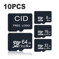 10PCS CID GPS 8GB 16GB 32GB 64GB TF/SD card Memory Card modification CID TransFlash navigation high speed Custom for Car GPS