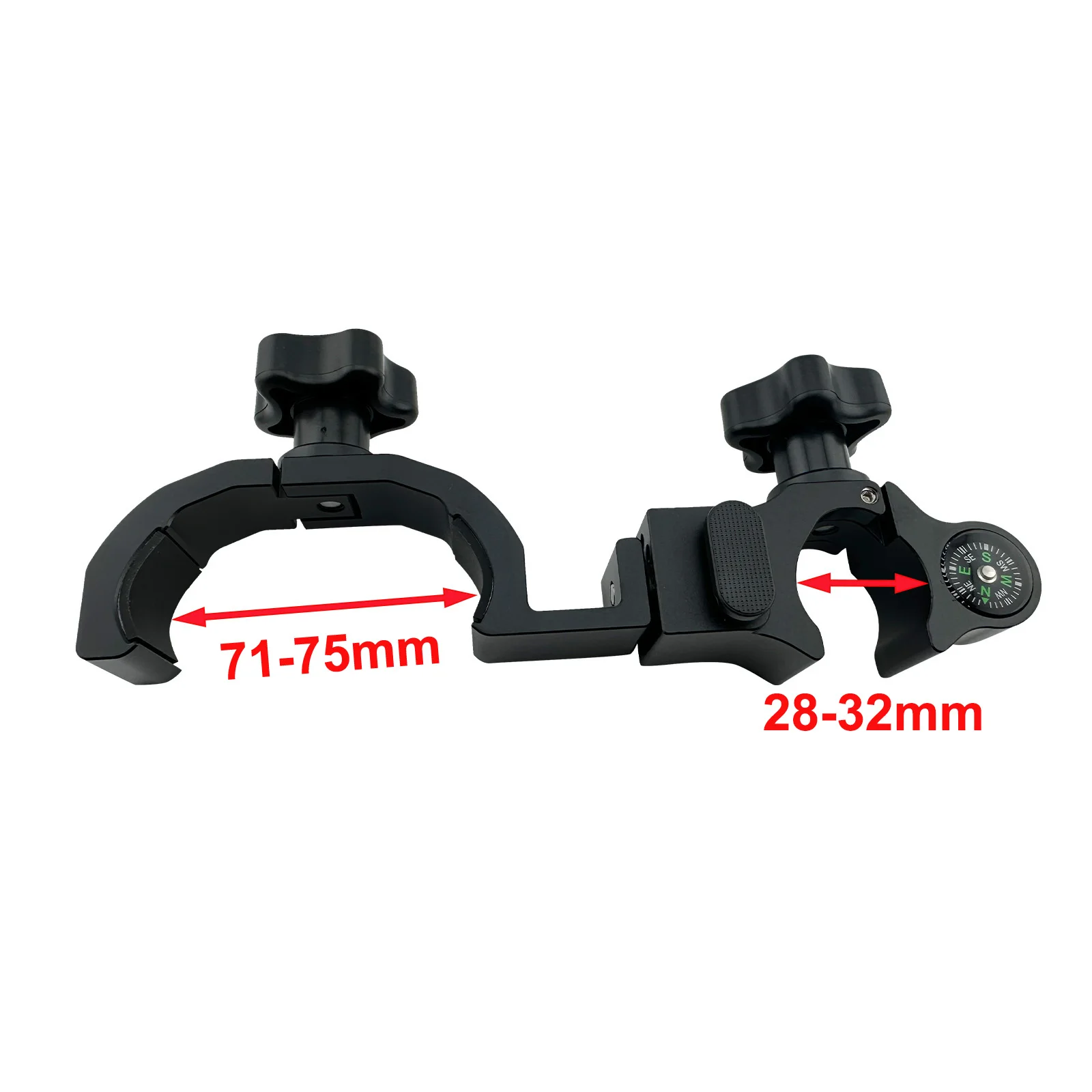 Fits 7.1-7.5cm Data Collector Bracket for P7,  Handheld & 28-32mm Pole, with Compass