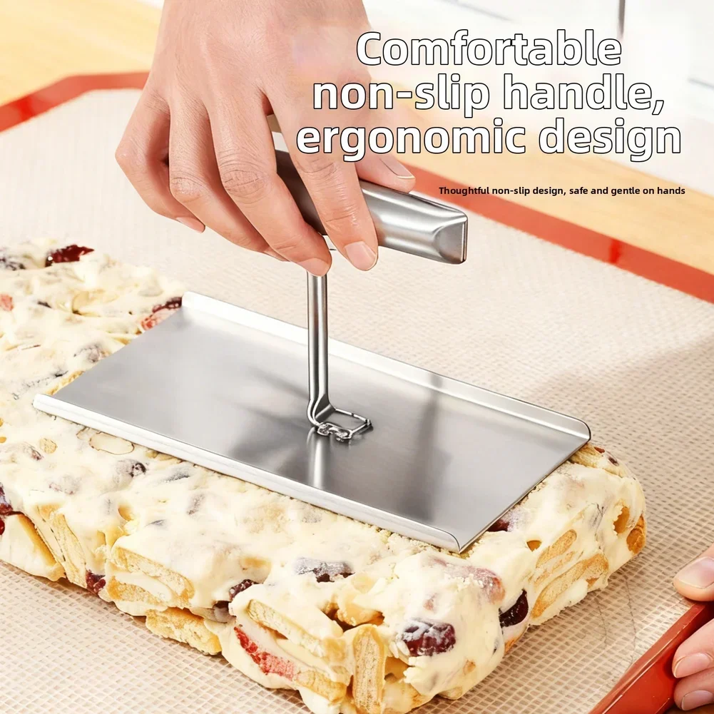 AaMulti-Functional StainlessSteel PressFlattener For Perfectly Shaped Snowflake Nougat Gelatin Cakes 430 Material