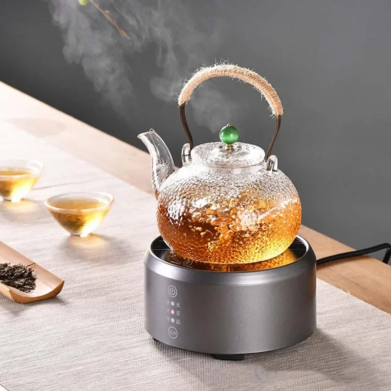 1200W Smart Electric Ceramic Stove Coffee Brewing Base Heater 3 Gear Adjust Home Tea Maker Portable Water Boiler Auto Keep Warm