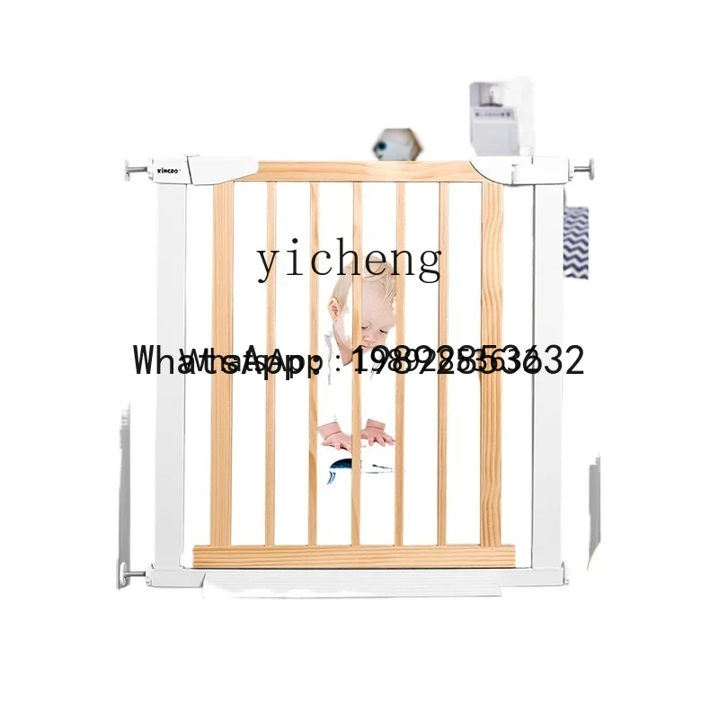 รั้วกั้นเด็กแบบไม้เนื้อแข็ง WL รั้วบันได รั้วกั้นเด็ก ไม่ต้องเจาะ