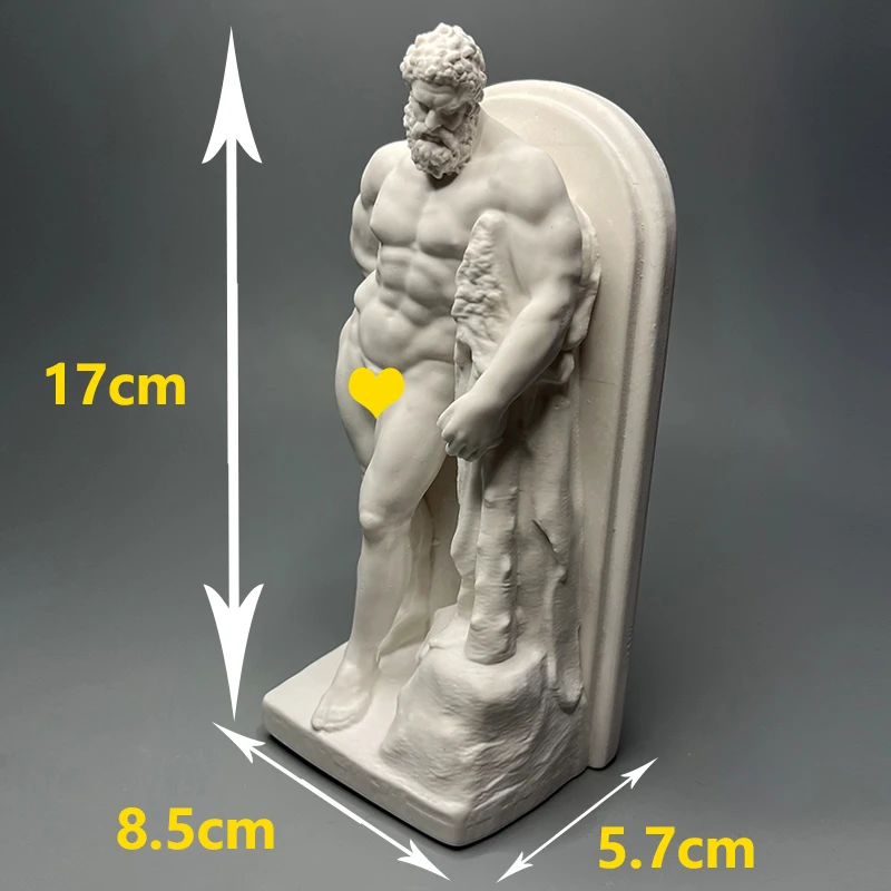 Hercules muscle, strongman plaster statue sculpture crafts, home decoration ornaments, art sketches, teaching aids, gifts