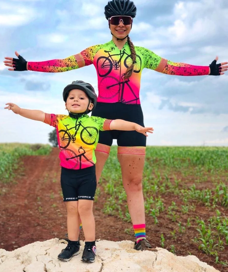 LISLINDA High Quality Kids Cycling Clothing Summer Kids Jersey Biking Short Sleeve Clothes MTB Children\'s Cycling Wear 2022