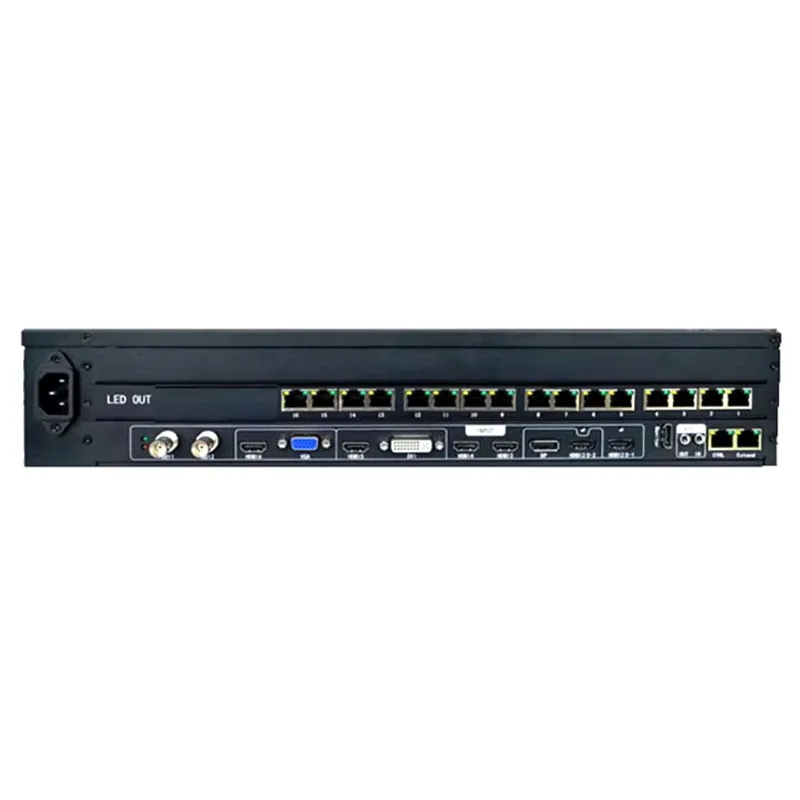 New Linsn Y8-416 LED video processor, four screen display, 16 network ports, maximum pixel count of 10.4 million