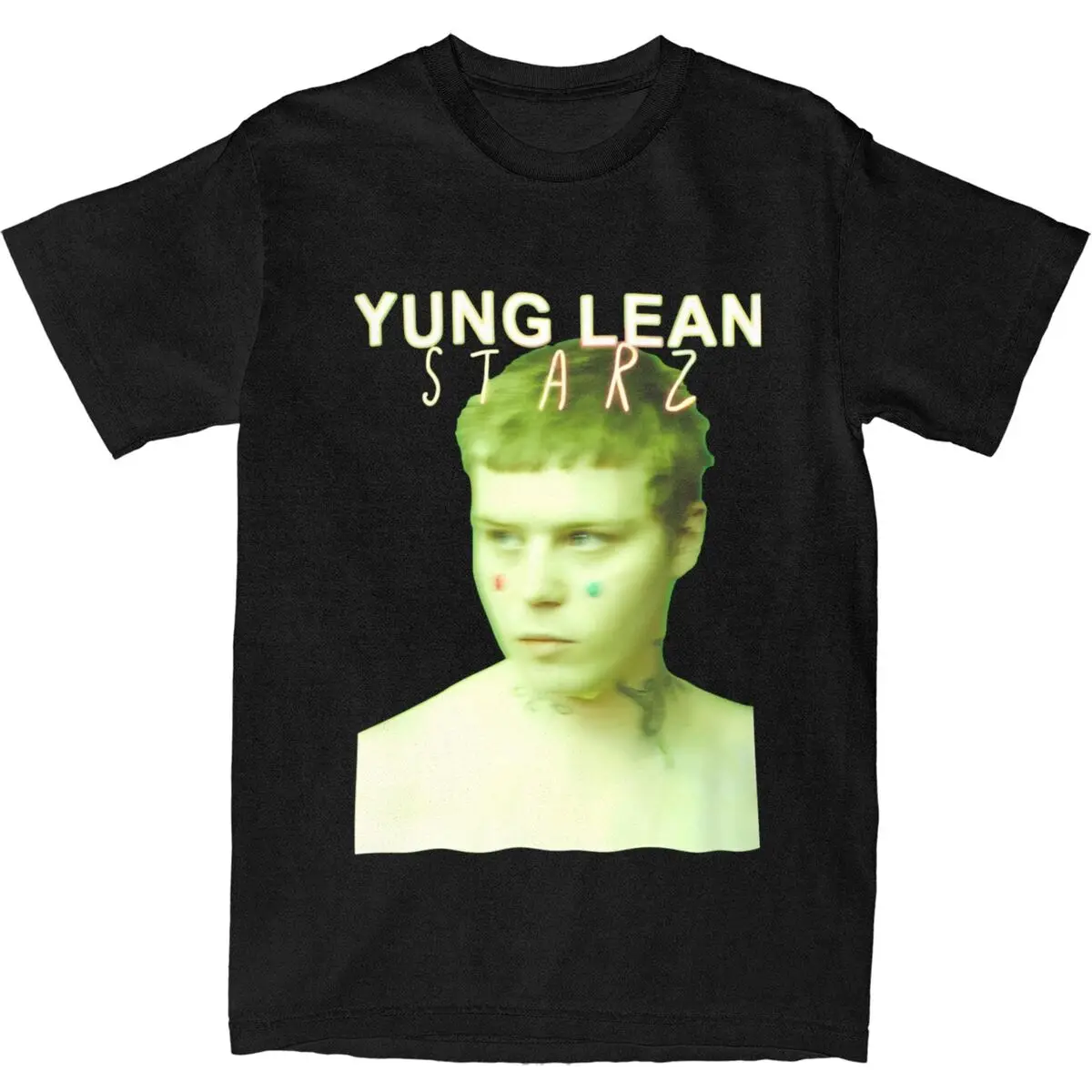 Yung Lean Swedish Rapper T-Shirt Singer Hippie T Shirts Short-Sleeve Classic Tshirt Summer Cotton O-Neck Plus Size 5XL Tees