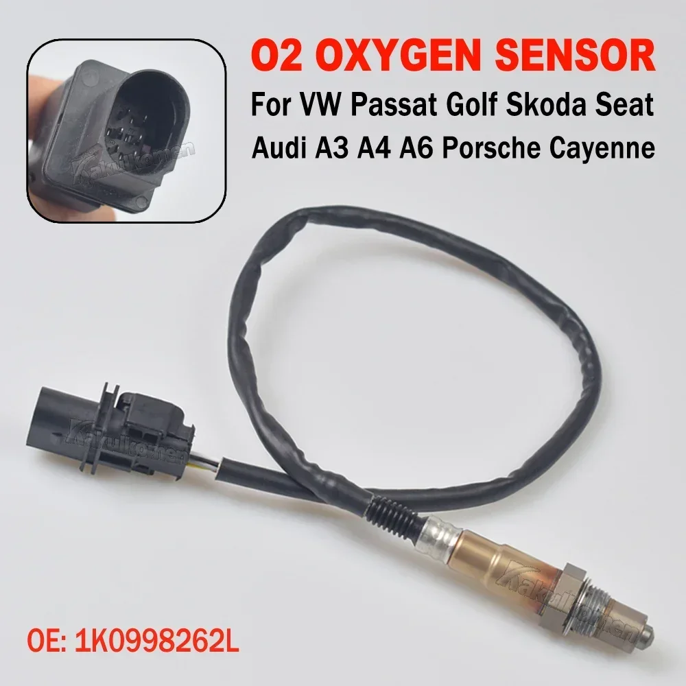 5 Wire Wideband Air Fuel Ratio Oxygen Sensor 1K0998262L 0258017178 For AUDI A3 A4 A5 Q7 VW Golf Jetta SEAT Altea SKODA Octavia