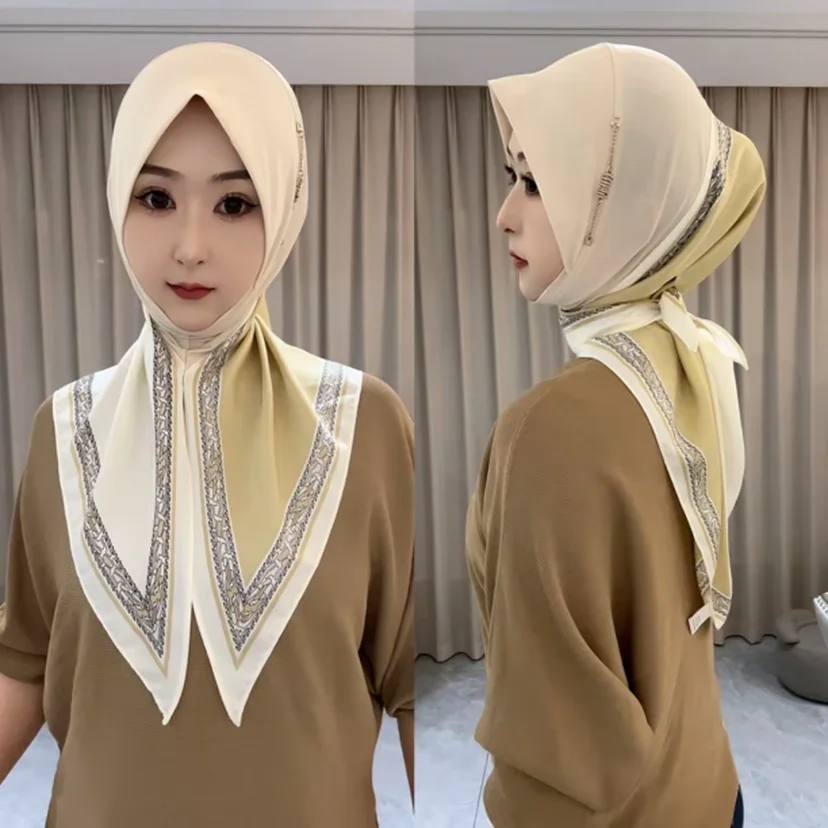 Picture 5: Triangle Scarves New Muslim Head Cover Girls Hijab Ready