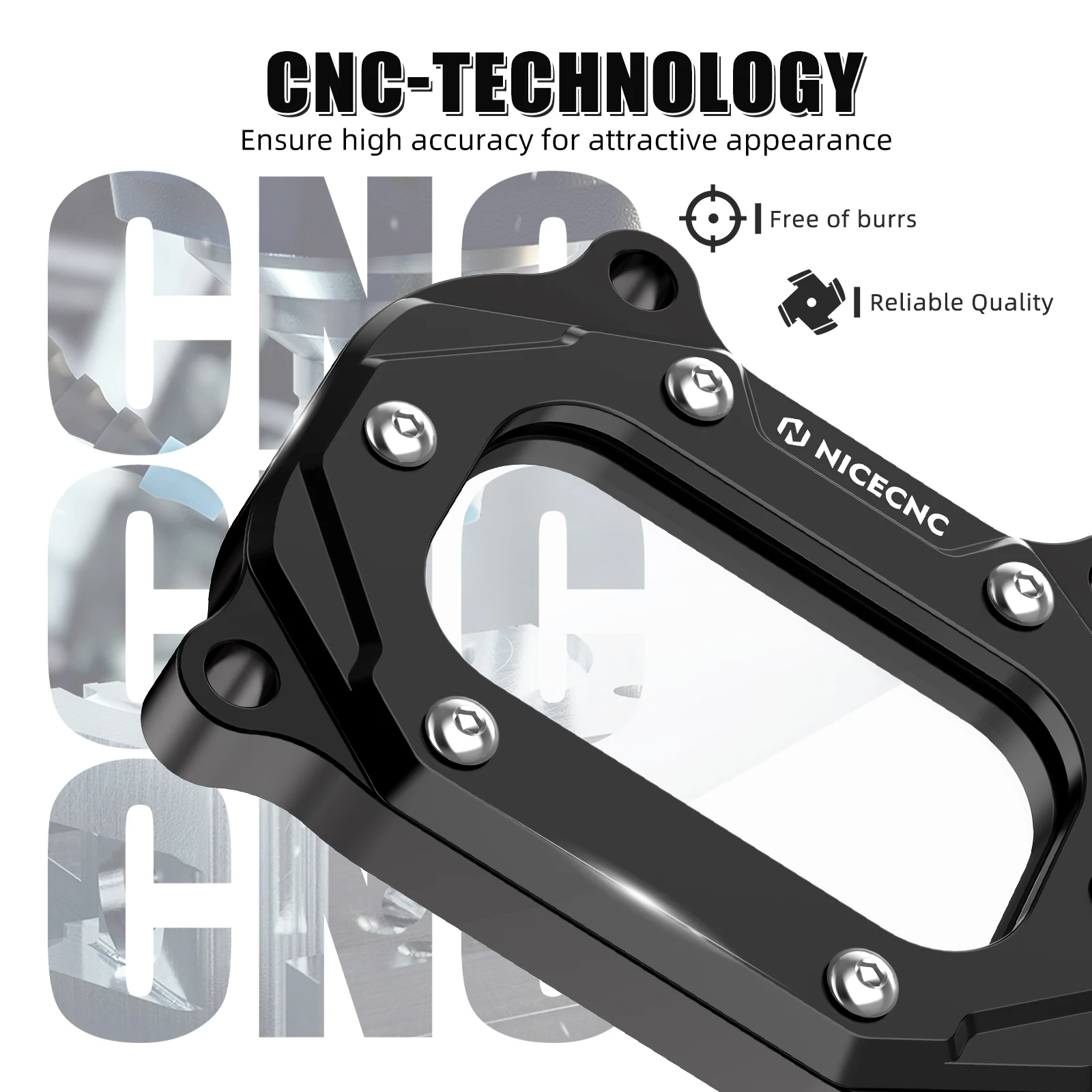 NICECNC Seitenabdeckung für Zylinderkopf für Yamaha Raptor 700 2006-2026 ATV, für Yamaha Raptor 700R 2009-2026, Grizzly 700, Kodiak – Detail 21