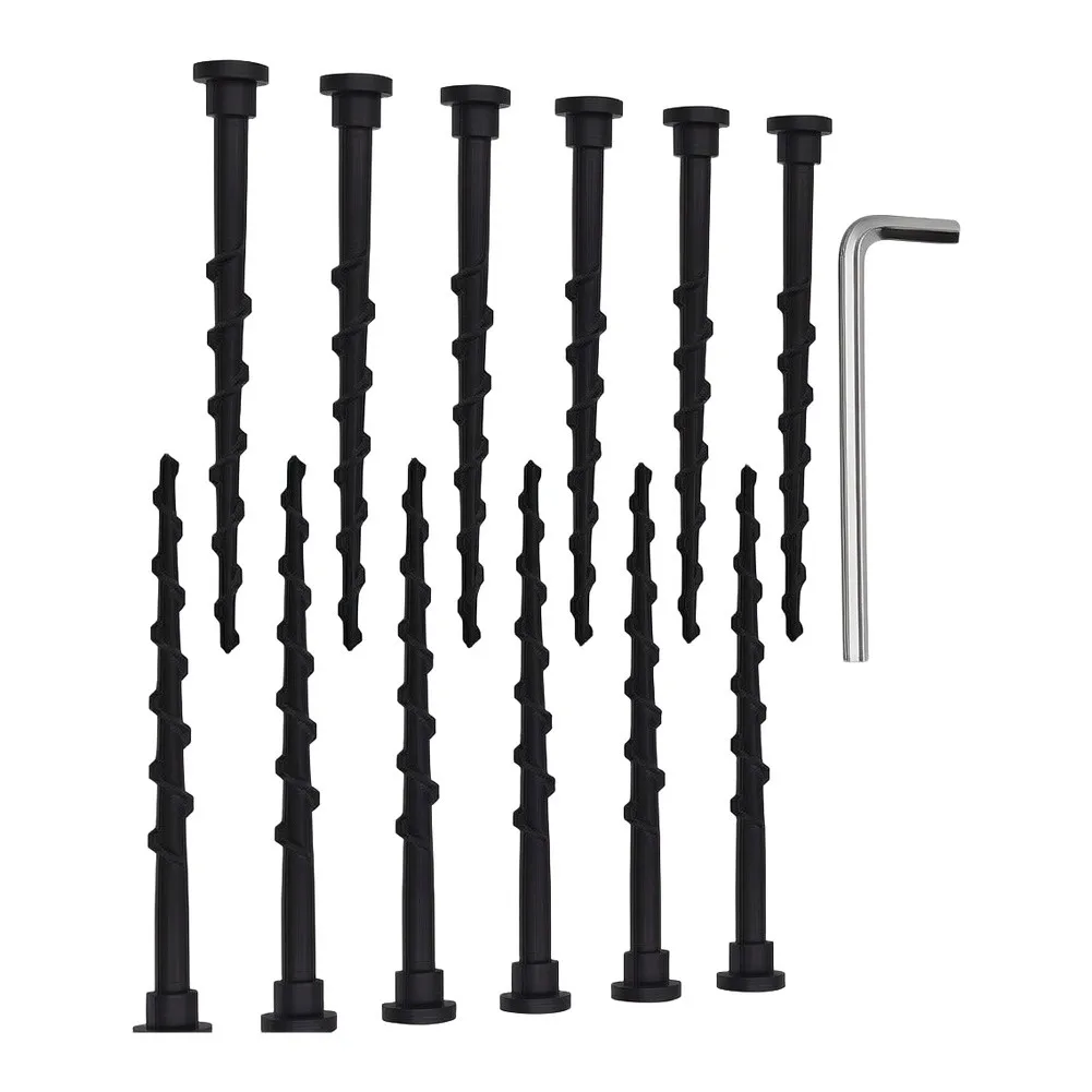 12 Pack Ground Screws 14Cm Hex Key Long Ground Screws For Robotic LawnMower Charging Station Ground Anchoring Garden Tool Part