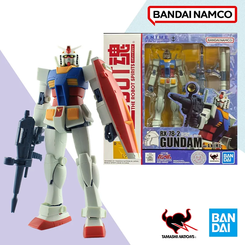 Bandai THE ROBOT SPIRITS номер-192 RX-78-2 GUNDAM аниме полная сборка фигурка модель оригинальная коробка игрушка подарки для детского душа