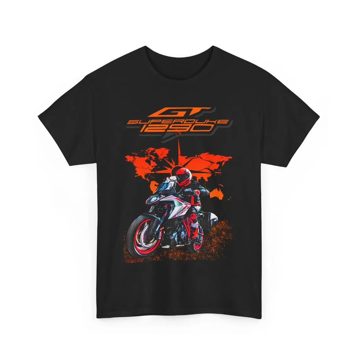 

@EY K.tm 1290 Super Duke GT T Shirt Sport Touring Motorcycle Gift for Bikers Powerful V Twin Travel Bike Apparel for Adventure