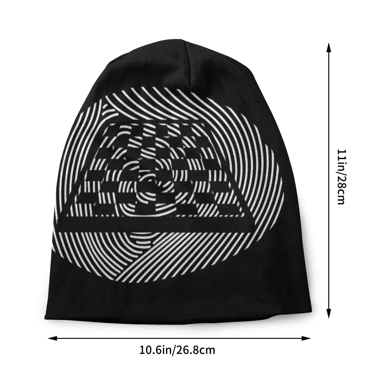 Bonnet Hats It Is In My DNA Men Women's Knitting Hat Chess Board  Fingerprint Winter Warm Cap Beanies Thermal Elastic Caps