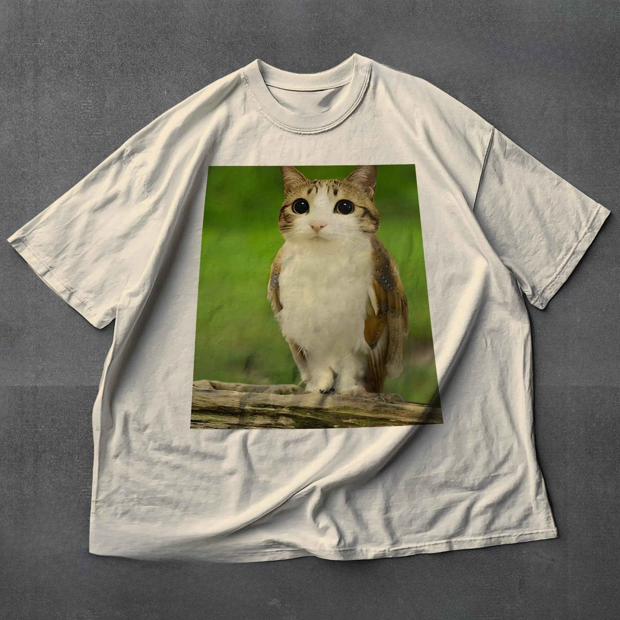 Camiseta De Gato Meowl Meme Camiseta Divertida De Gato Meme Camiseta De Gato Y Búho Brainrot Meowl Camiseta De Gatito