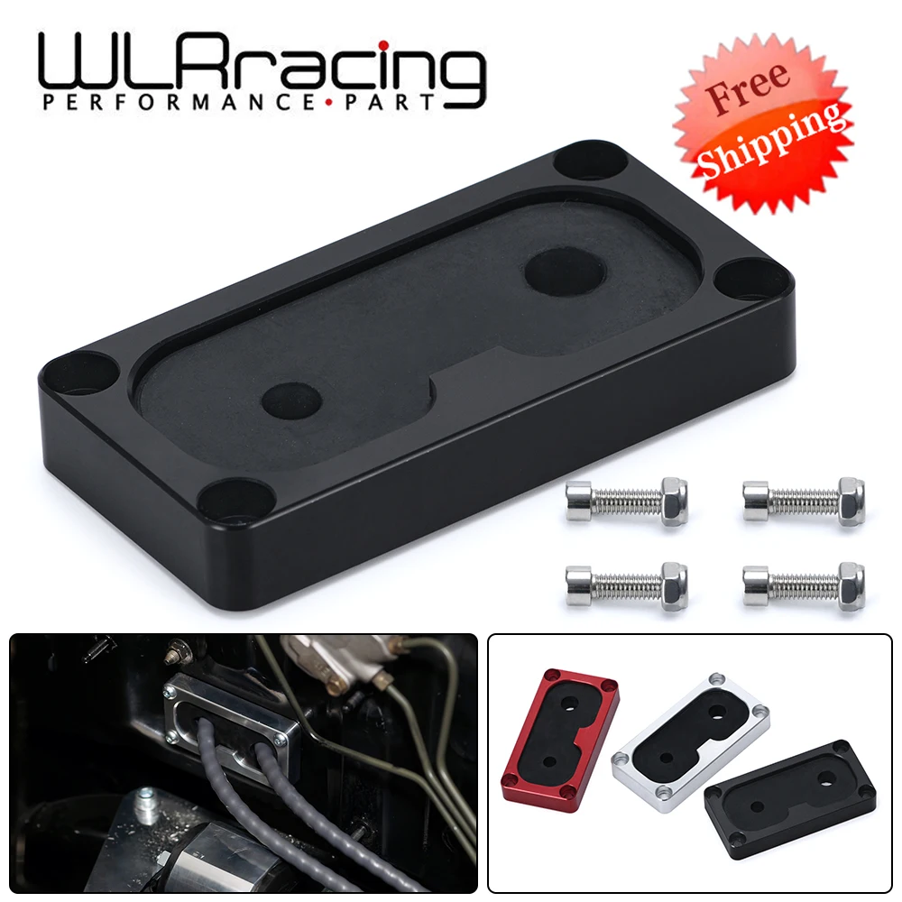 WLR - Billet Firewall Shifter Cable Grommet Mount Kit For Honda Civic Integra K20 K20a2 K20z Poly WLR-SBP02