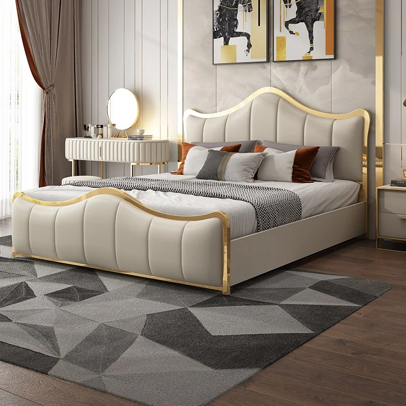

*Light Luxury Master room Leather Italian Style Light Luxury Master room Double Luxury Wedding