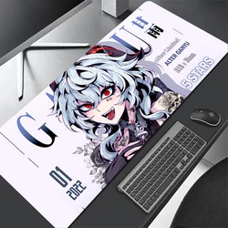 Große Genshin Auswirkungen Maus Pad Gaming Mauspad XXL Ganyu Deskmat PC Gamer Anti-Slip Maus Matte Großen Tastatur Pads tisch Teppich