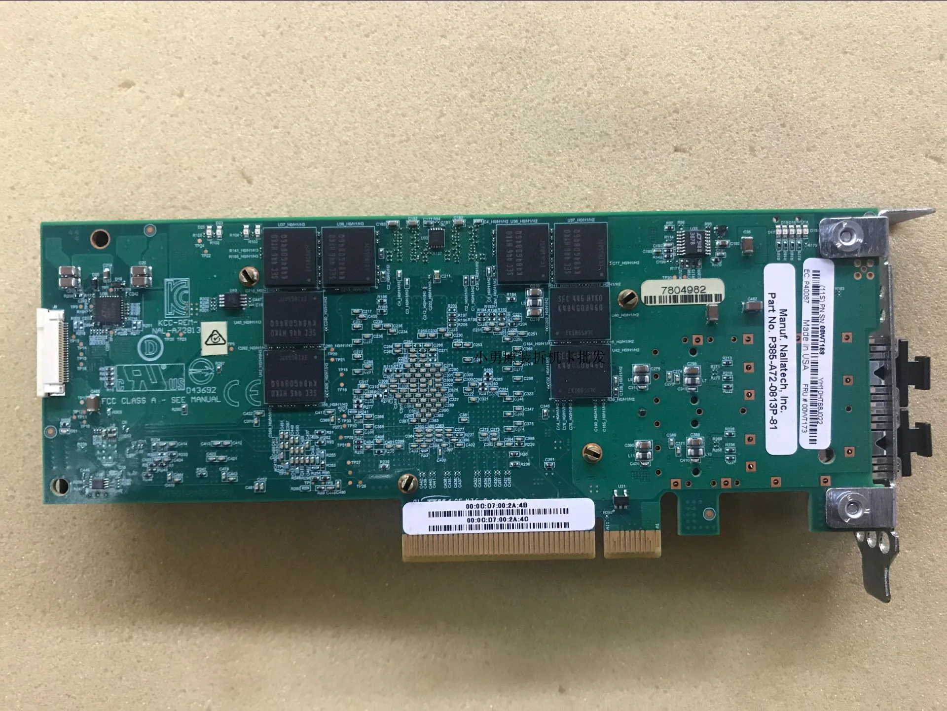 For NALLATECH NT101-0473-U05 PCIE-385N 00WT169 00WT173 00NK022