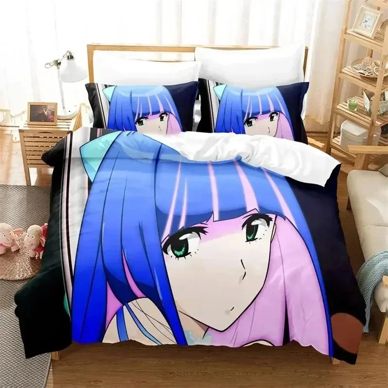 Anime Panty Stocking Garterbelt 3D NEW Duvet Cover Pillowcase Bedding Set Adult Boy Girl Bedroom Decoration Single Double Large