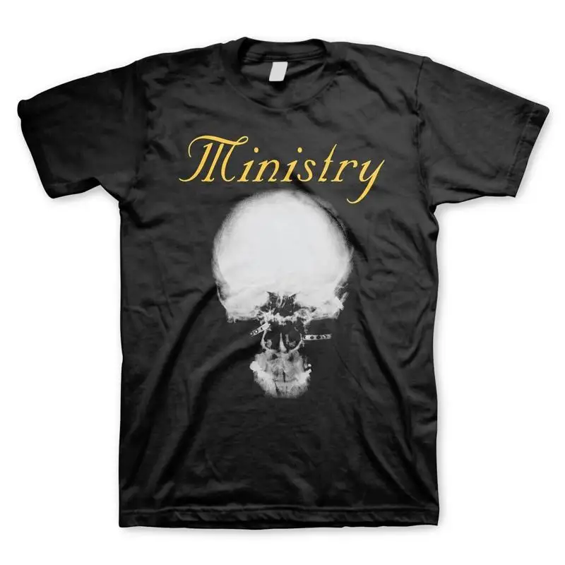 

MINISTRY cd cvr MIND — это TERRIBLE THING TO TASTE SKULL Официальная рубашка 3XL, новая