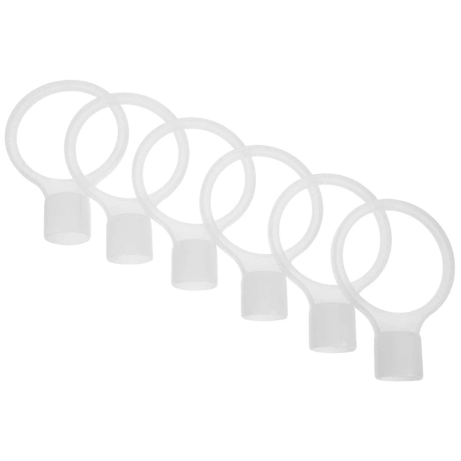 

6Pcs Weather Resistant Plastic Cone Connectors for Traffic Safety Cones Construction Sites Driveway Crowd Control